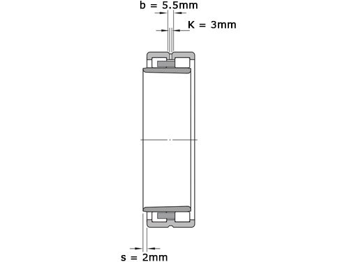Foto van SKF Cilinderlager Tweerijig NNU4932 Conisch BK SPW33 (160x220x60mm) SKF Cilinderlager Tweerijig NNU4932 Conisch BK SPW33 (160x220x60mm)