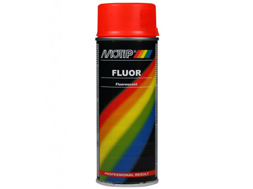 Motip Spuitbus Fluor Rood/Oranje 400ml