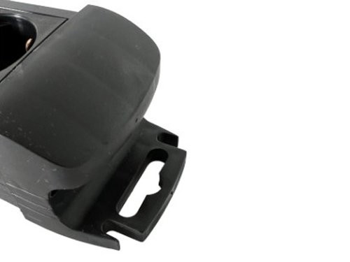 TCD RA 10-voudig 1,5meter snoer zwart schakelaar