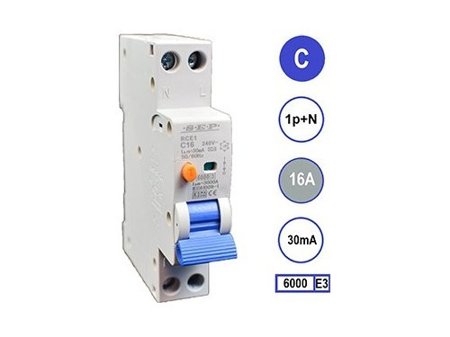Aardlekautomaat 16A C kar 30mA 2p SEP