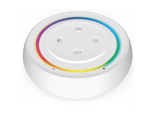 Foto van RGB-CCT afstandsbediening 2.4G 1-zone rond wit RGB-CCT afstandsbediening 2.4G 1-zone rond wit