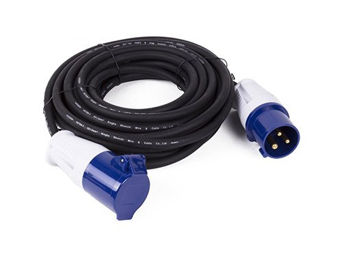 CEE verlengsnoer 20m 16A 3x1,5qmm H07 IP44