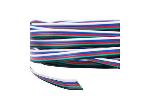 Foto van Kabel voor RGBW Ledstrip 5-aderig lengte 50 meter Kabel voor RGBW Ledstrip 5-aderig lengte 50 meter