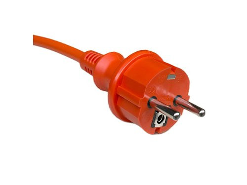 Verlengsnoer PVC oranje 3x1,5qmm 20m