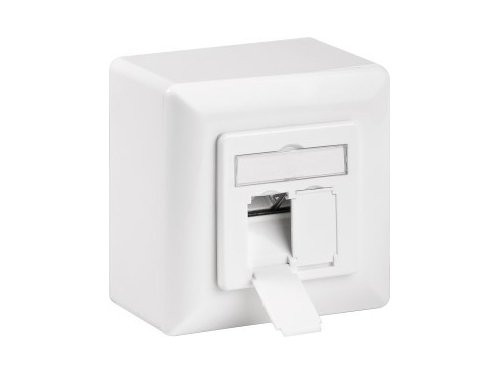 Inbouw - Opbouw unit UTP CAT6 RJ45 dubbel