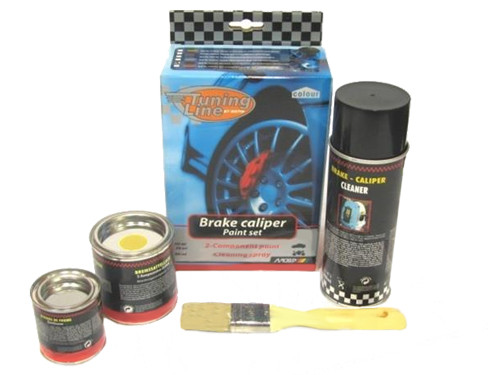 Motip Tuning Line Remklauw Spray Set 2-K Power Yellow