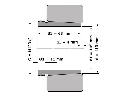 FAG Drukbus AHX3122 (105x120x68mm)