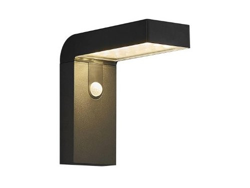 Foto van LED Solar wandlamp Alya 5W 3000K zwart LED Solar wandlamp Alya 5W 3000K zwart