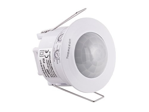 Bewegingsmelder IR inbouw plafond 360 graden plat wit