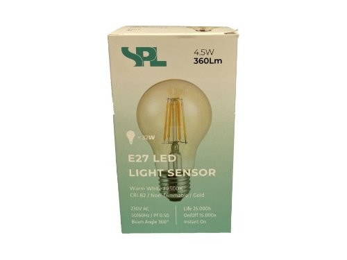 SPL LED GLS E27 4-40W 2500K filament gold SENSOR
