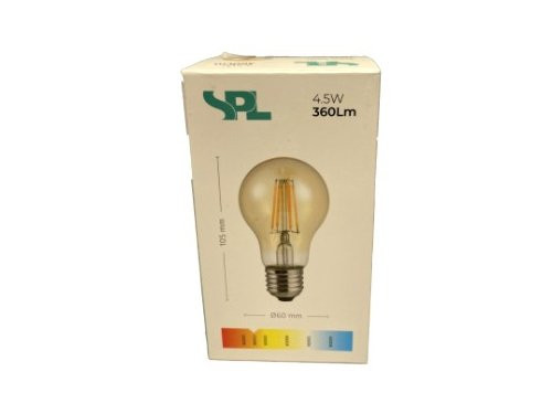 SPL LED GLS E27 4-40W 2500K filament gold SENSOR