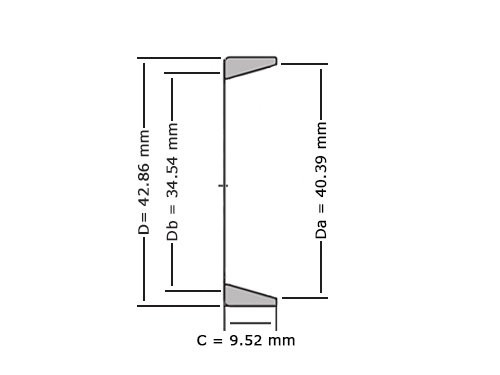 Timken Kegellager Buitenring 11520 (0x42.86x9.53mm)