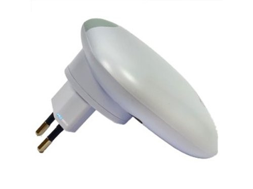 Draadloze deurbel set 300m plug-in design wit + flits