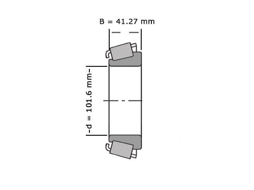 SKF Kegellager 687 Q (101.6x132.7x41.3mm)