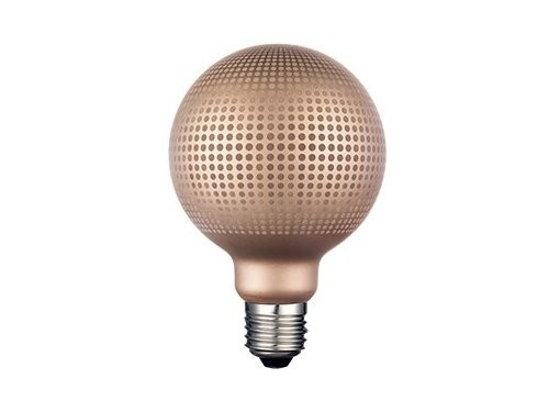 Foto van Nordlux LED Globe G95 E27 4-8W 2500K MAGICIAN stippen goud Nordlux LED Globe G95 E27 4-8W 2500K MAGICIAN stippen goud