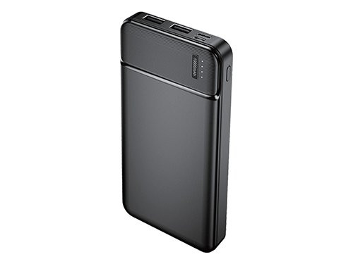 Foto van Powerbank 10.000mA zwart USB + USB-C Powerbank 10.000mA zwart USB + USB-C