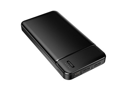 Foto van Powerbank 10.000mA zwart USB + USB-C Powerbank 10.000mA zwart USB + USB-C
