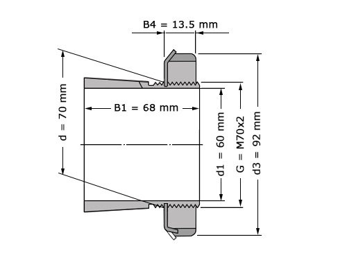 FAG Trekbus H2314 (60x92x68mm)
