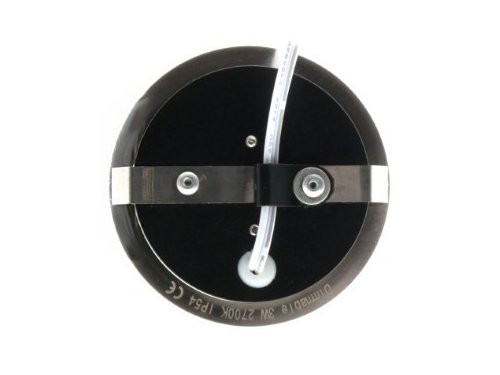 LED meubelspot 3W 2700K 62mm rond geschuurd staal