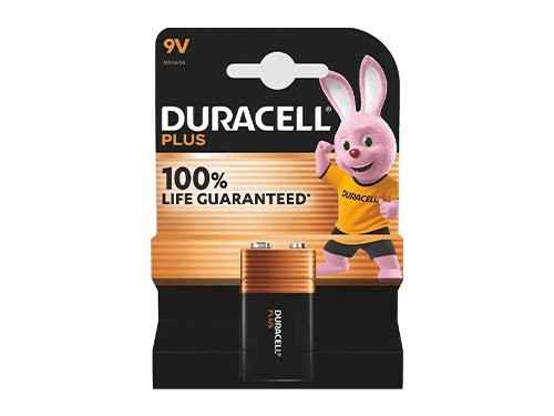 Foto van Duracell Plus 100% batterij E 9V blister(1) Duracell Plus 100% batterij E 9V blister(1)