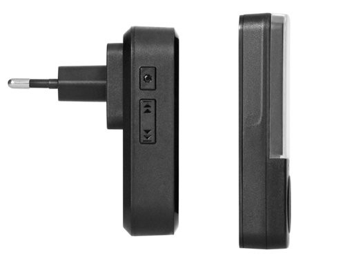 Draadloze deurbel set 200m plug-in zwart SMART Wi-Fi TUYA