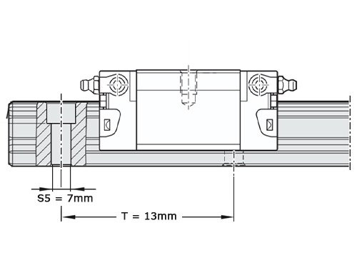 Bosch Rexroth Kogelwagen Koolstofstaal KWD-025-SKS-C0-N-1 Zonder Kogelketting