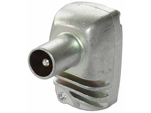 IEC-connector male haaks
