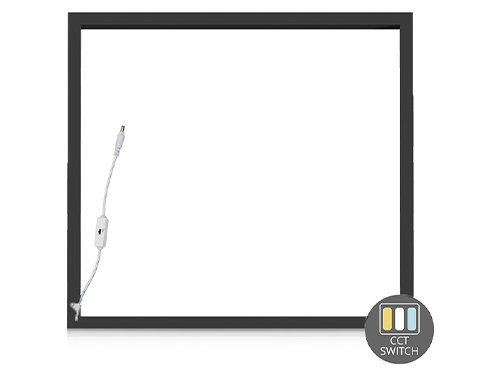 Foto van LED edgelit paneel zwart 60x60cm 32W 3040Lm Tri-White LED edgelit paneel zwart 60x60cm 32W 3040Lm Tri-White