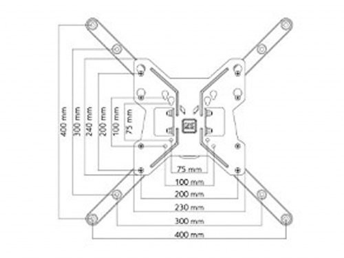 TV wandbeugel WM2441 One For All