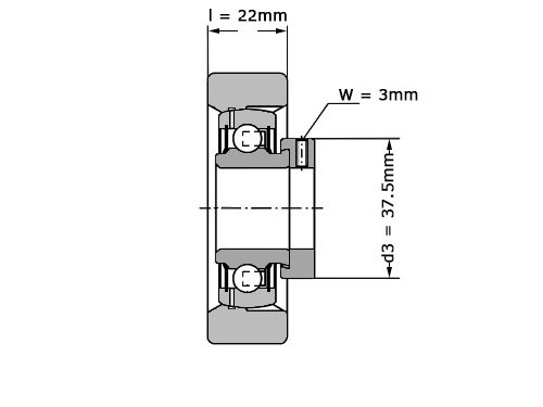 INA Lagerblok Span PHUSE25 (25mm)