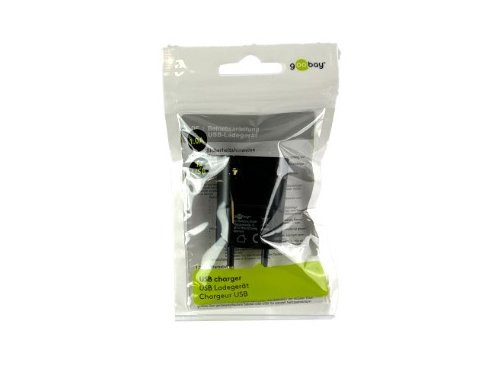 USB lader haaks 1A zwart