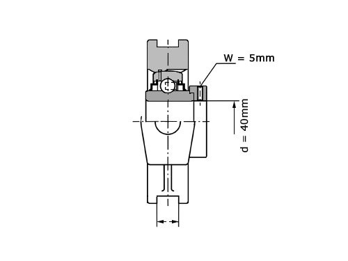 INA Lagerblok Span RTUE40 (40mm)
