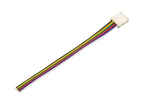 Foto van RGB-CCT Quick aansluitstuk 6pin 12mm met 15cm draad RGB-CCT Quick aansluitstuk 6pin 12mm met 15cm draad