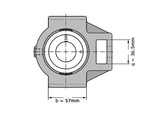 Foto van INA Lagerblok Span RTUE30 (30mm) INA Lagerblok Span RTUE30 (30mm)