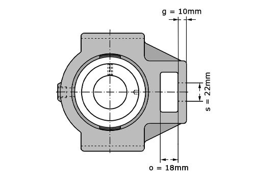 Foto van INA Lagerblok Span RTUE30 (30mm) INA Lagerblok Span RTUE30 (30mm)