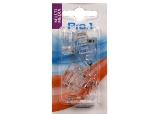 Stekker 8/8 RJ45 blister 10 stuks