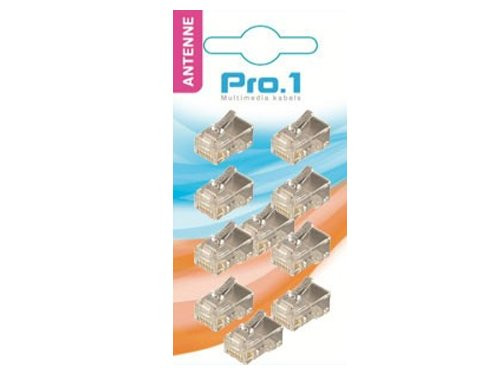 Stekker 8/8 RJ45 blister 10 stuks