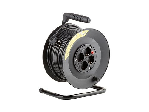 Kabelhaspel H05 3x1,5qmm 50m zwart