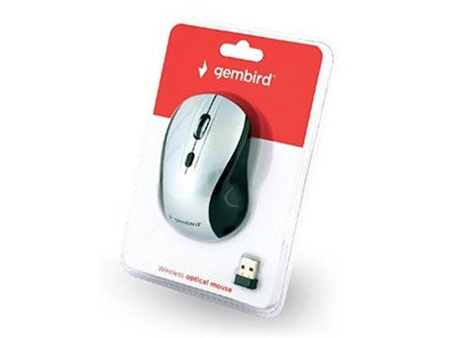 Draadloze optische muis zwart/zilver