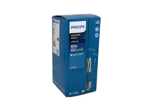 Philips LED ST64 E27 5,9-60W filament helder dimtone