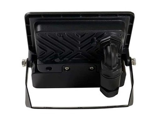 Foto van V-TAC LED Bouwlamp 30W 3000K zwart met sensor + kabelinvoer V-TAC LED Bouwlamp 30W 3000K zwart met sensor + kabelinvoer