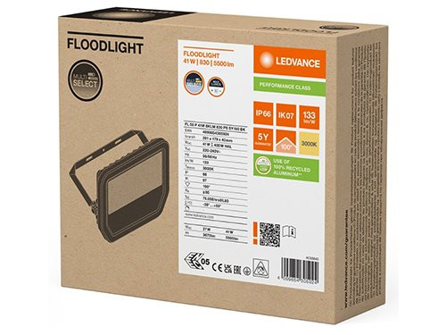 Foto van LED Bouwlamp 41W 3000K zwart LED Bouwlamp 41W 3000K zwart