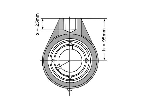 Foto van NSK Lagerblok Span UCHB211 D1 (55mm) NSK Lagerblok Span UCHB211 D1 (55mm)
