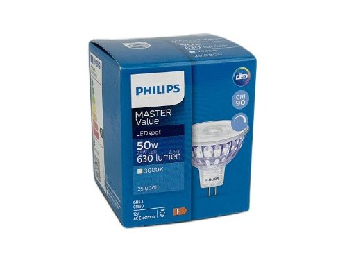 Foto van Philips LED spot GU5.3 12V 7,5-50W 3000K dimbaar Philips LED spot GU5.3 12V 7,5-50W 3000K dimbaar