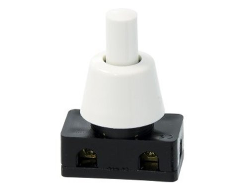 Inbouw drukschakelaar 1p universeel wit