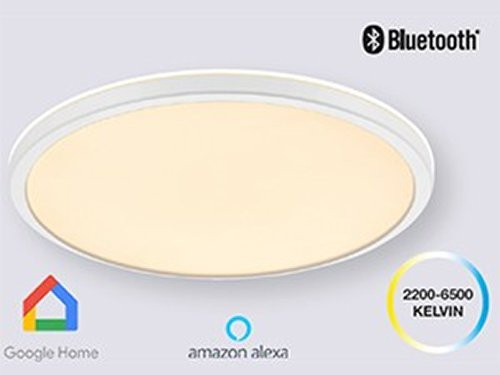 Foto van LED Plafonniere Oja 60 Smart Light wit 30W 2700K-6500K 60cm LED Plafonniere Oja 60 Smart Light wit 30W 2700K-6500K 60cm