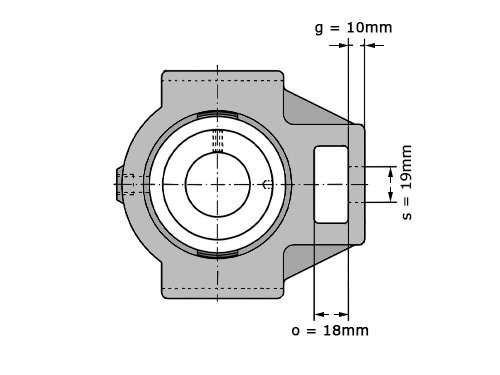 INA Lagerblok Span RTUEY25 (25mm)