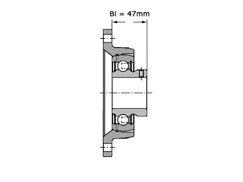 INA Lagerblok Ovaal PCJTY60 N (60mm)