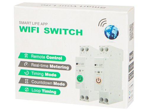 Slimme relaisschakelaar 63A din-rail SMART Wi-Fi TUYA