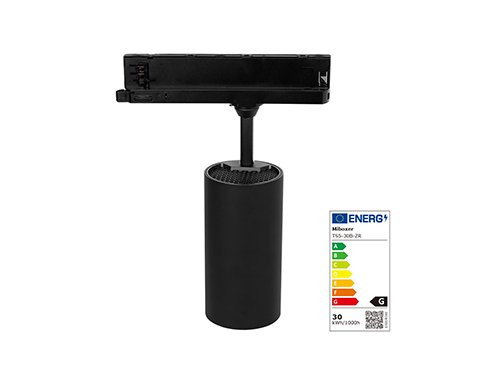 Foto van RGB-CCT LED 3-fase railspot 30W zwart RGB-CCT LED 3-fase railspot 30W zwart